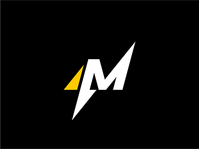 Mythic Logo bold branding design energy focus logo monogram power rapidity speed strength