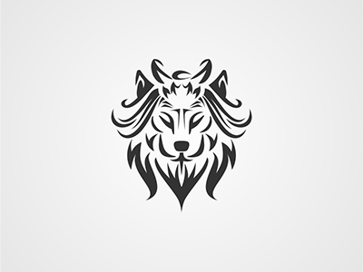 Canadian Lion - Triball Stlye animal canadian illustration lion logo triball