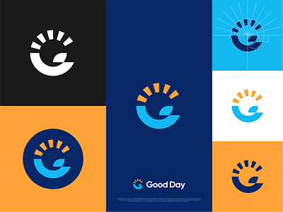 Geometric G Logo Concept (for Sale!) branding energy flat g logo geometric graphic design letter g logo simple sunrise