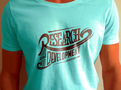 Research And Development Center of BMKG logo shirt typography