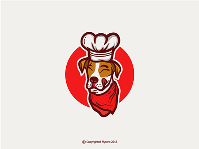 Dog Chef adobe animal chef dog icon illustrator mascote simple