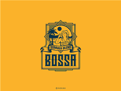 Bossa - Summer Blend classic decoart girl illustration logo summer vintage