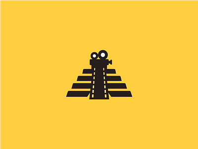 Maya Cinematography Logo cinema cinematography inspiring logo maya logo phyramid logo