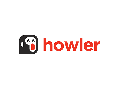 Howler Logo ai h howler logo media monkey startup