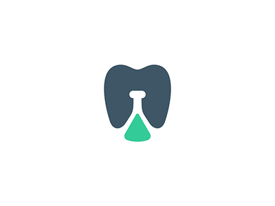 Dental Labs - Negative Space dental icon labs logo negative space smile