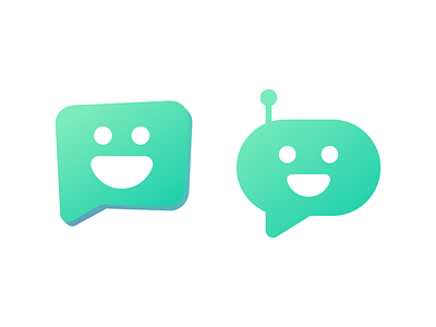 Chatbot Concept art bubble chat chat app design icon illustration logo simple