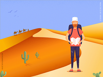 Practice - traveler in the desert