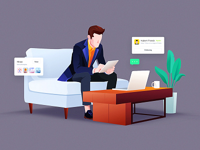 Illustration exercises for business people business business people design dribbble finance illustration practice ux