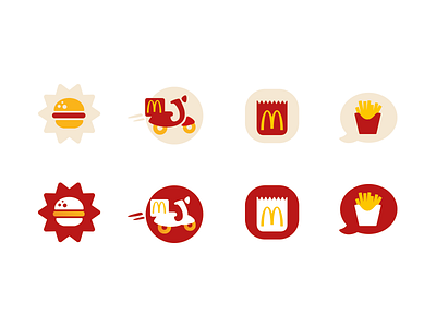 McDonald's App Icon icons mcdonalds