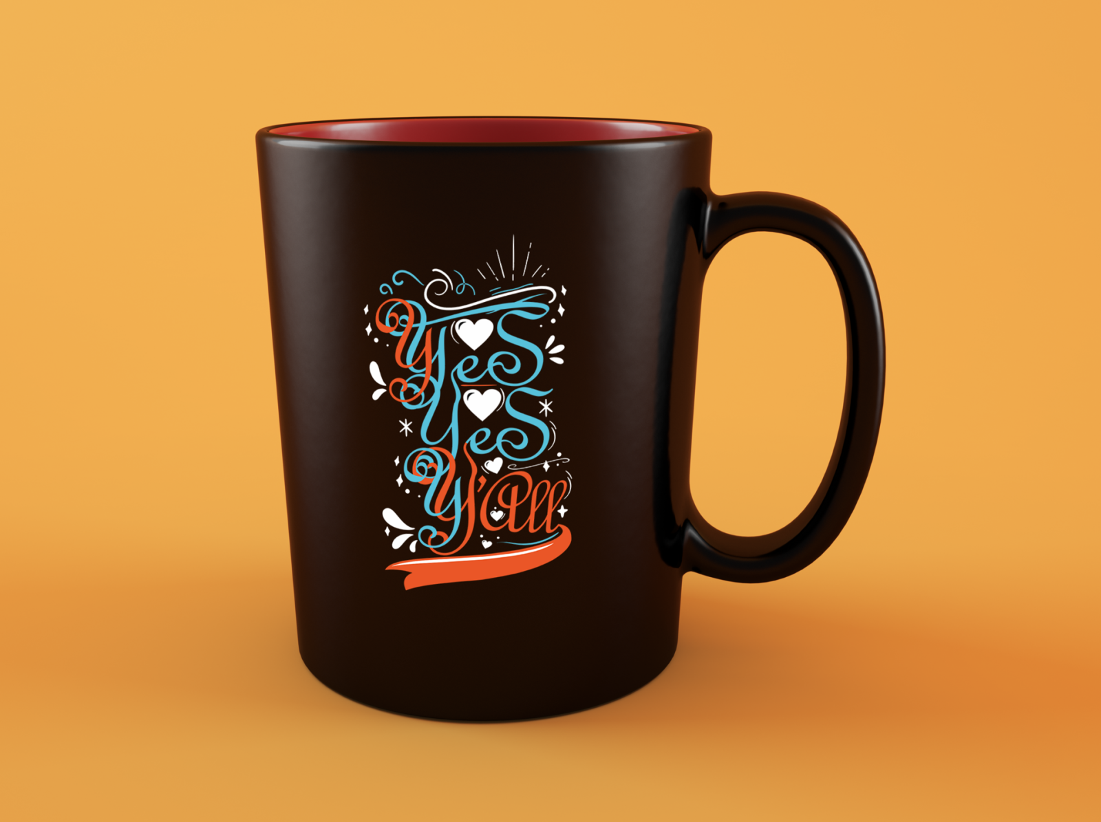 yes yes y all mug mockup Design by Fickar on Dribbble