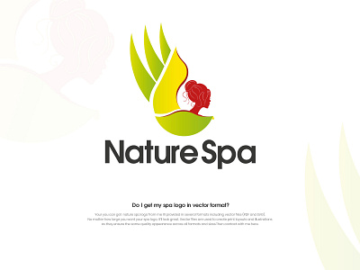 Nature Spa Brand Logo Design brand icon logo design logodesign nature logo spa logo