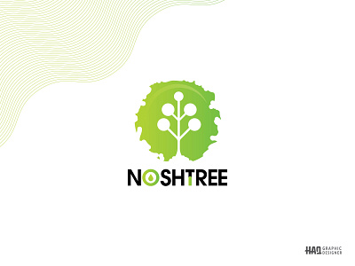Noshtree Natural Brand Logo Design brand brand design brand logo branding graphic design icon logo logo design logodesign noshtree natural brand logo