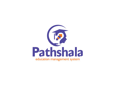 Pathshala Education Management System Logo brand brand edu logo edu logo education management system logo icon logo design logodesign oline school logo school logo