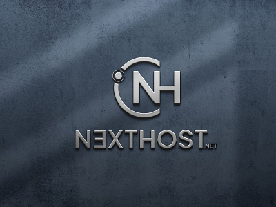 NextHost.net Company Brand Logo Design host logo