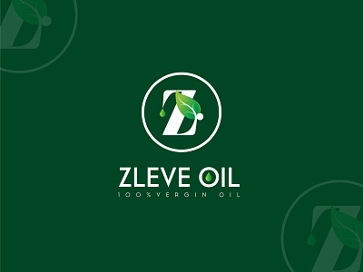 Zleve Oli Organic Oil Brand Logo Design