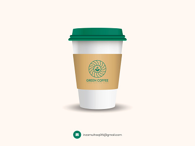 Green Coffee Brand Logo design