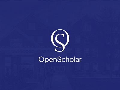 Open Scholar Education Related Brand Logo online school logo