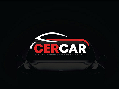 Cercar Automotive Company Brand Logo blurweb