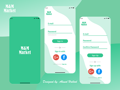 Sign in / Sign up page app ui uiux user interface ux