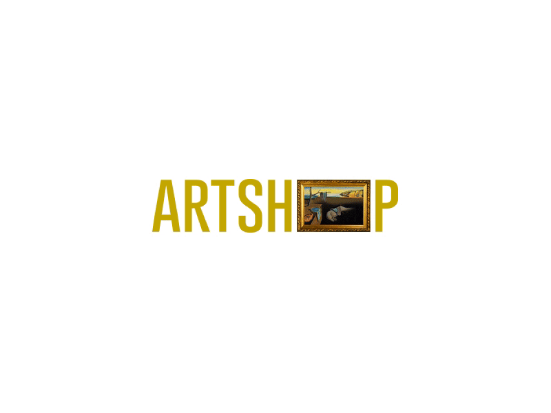 Artshop art artshop azerbaijan creative logo logo painting shop store