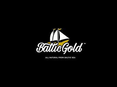 Baltic Gold baltic baltic gold baltic sea creative logo fish fish product logo packaging salmon sea ship tuna