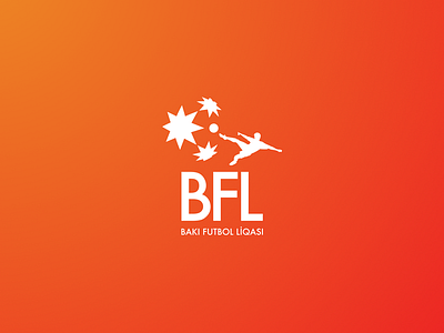 BFL azerbaijan baku bfl creative logo football league futbol liqa soccer sport logo
