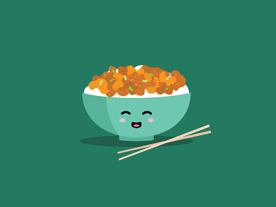 animated bowl of rice