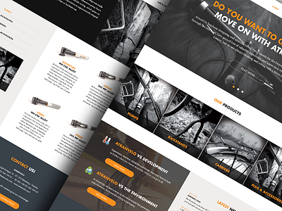 AtranVelo clean futura graphic design modern ui web web design
