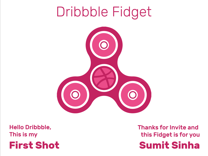 Dribbble Fidget dribbble shot fidget first shot gif gif animation