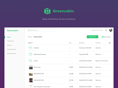 Exploration - Greencabin - File Sharing