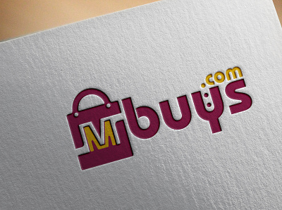 MBUYS logo for mbuys.com branding business commercial design flat icon logos mbuys.com minimal minimalistic shopping shopping logo t shirt typography web web logo