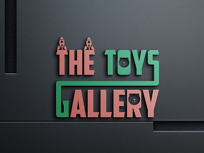 The Toys Gallery logo brand identity branding flat graphic design graphics logos minimal minimalist logo simple logo t shirt toy toy design toy logo typography vector website