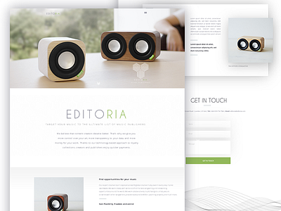 Editoria clean home page simple