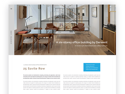 25 Savile Row clean design home minimal page webpage