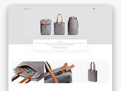 Insignian clean design home minimal page webpage