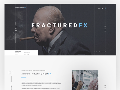 Fractured FX awesome clean home page web page