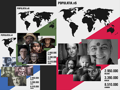 Mood Board for a Museum Population Room - white var