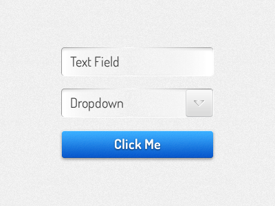 Glossy UI Freebie check box checkbox drop down dropdown form freebie givaway give away button glossy input radio button text field ui