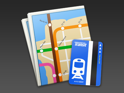 Transit Buddy icon map osx train transportation