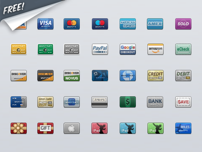 Credit Card Icon pack