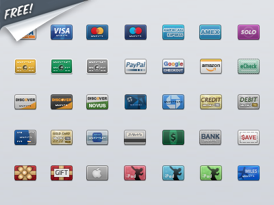 Credit Card Icon pack by Louis Harboe | Dribbble | Dribbble