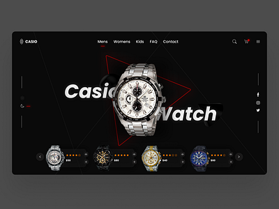 Watches Landing Page UI