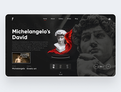 UI for Greek statues gallery appdesign behance dailyui dashboard design designinspiration dribbble graphic design illustration motion graphics ui uidesign uidesigner uiux ux uxdesign webdesign