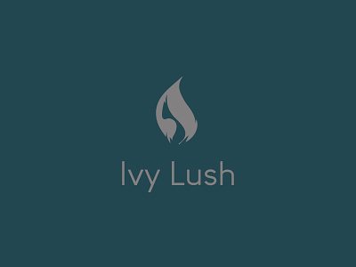 Ivy Lush branding design illustration logo minimal