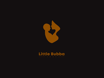 Little Bubba branding design flat illustration logo