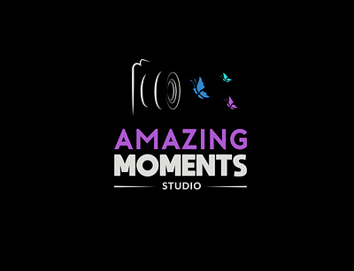 Amazing Moments Studio branding design illustration logo