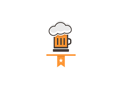 Bleary Logo app beer branding design ios logo