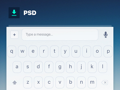 Custom keyboard [PSD] custom design download free freebie ios keyboard mockup psd template