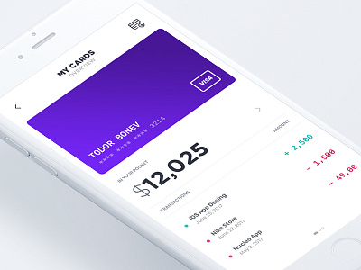 Mobile Bank Account Concept app bank concept design interface user