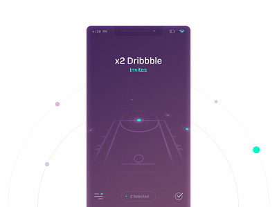 Dribbble Invites design draft game giveaway invites prospects time